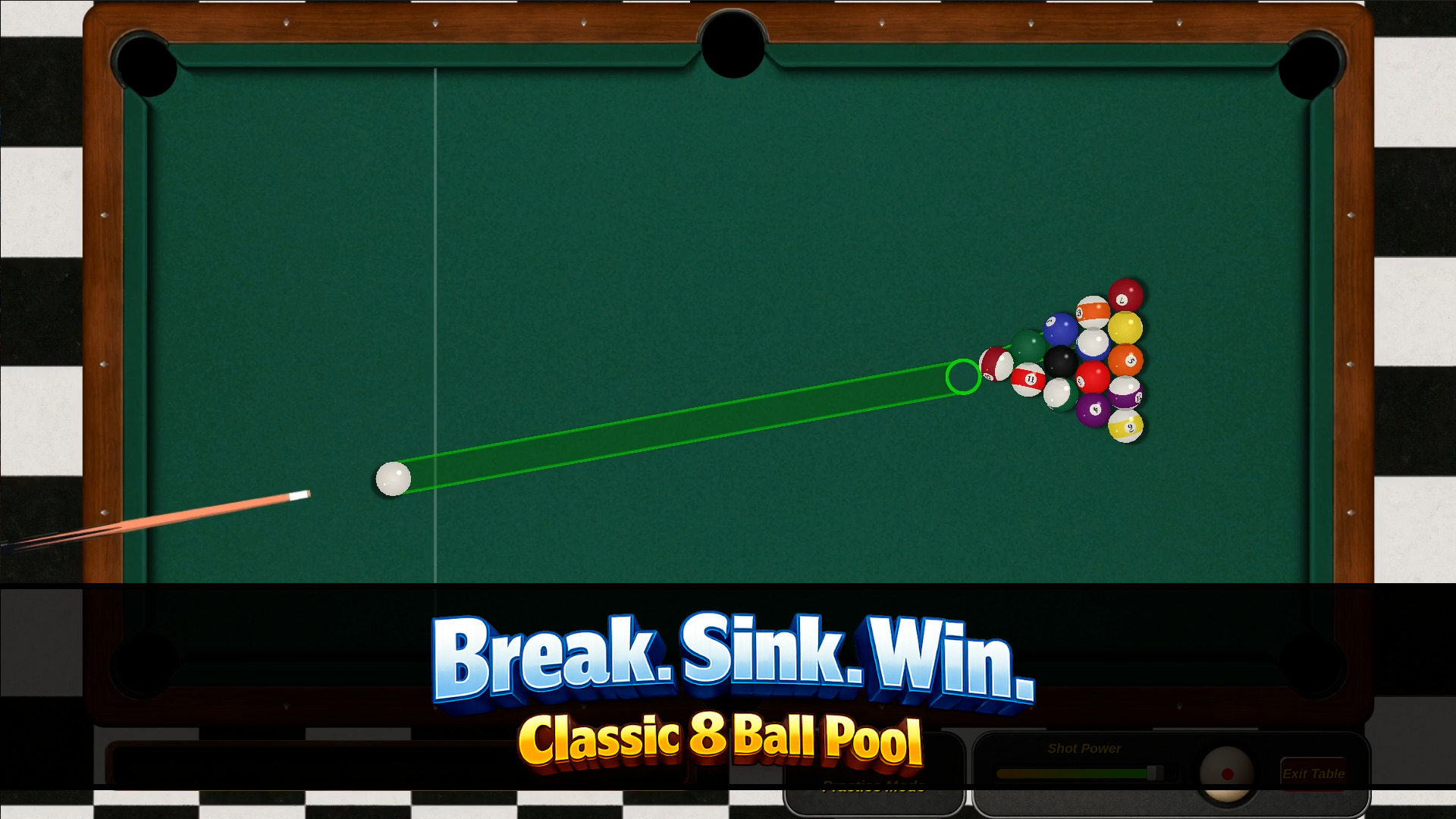 Rack'Em Up 8 Ball Pool gameplay screenshot